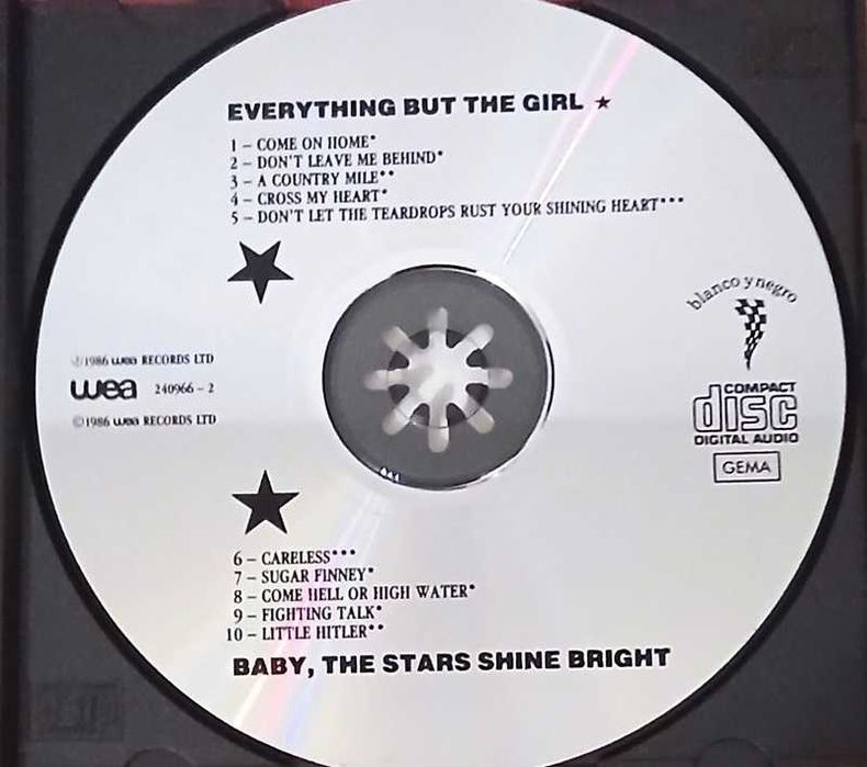 Everything But The Girl – Baby, The Stars Shine Bright cd