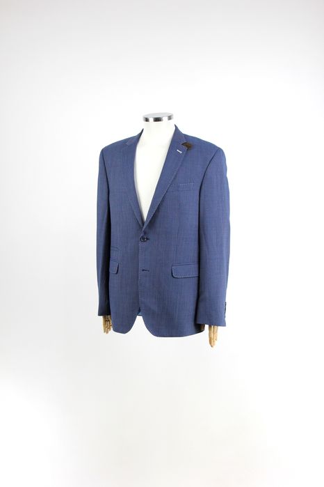 DIGEL Чоловічий трикотажний вовняний синій піджак. Оригінал. (XL)