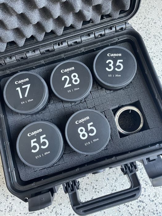 Kit Canon FD e acessórios