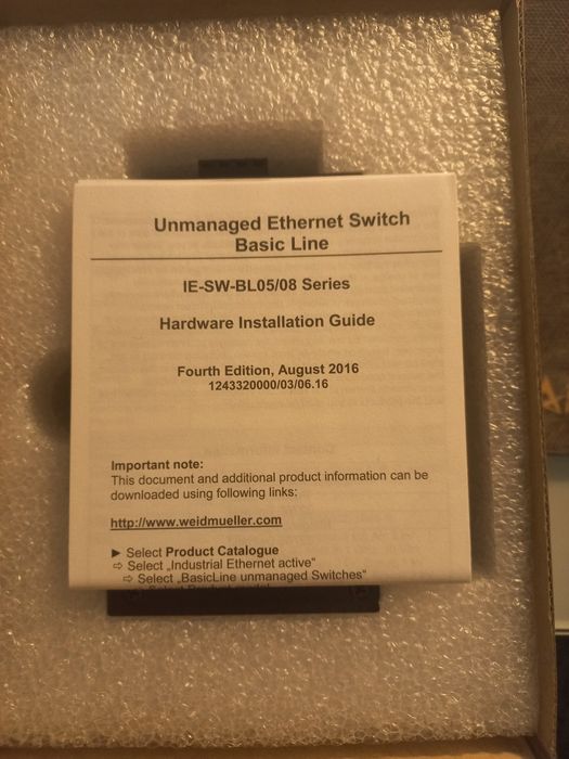 Rede Switch - sem gestão 8 Portas IP30