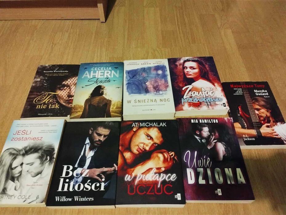 Kryminały, romanse, poezja różne za 5 zl