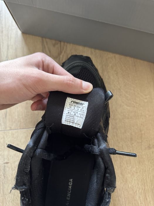 buty balenciaga runner black stan bardzo dobry