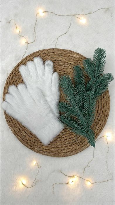 Женские перчатки с ангоры