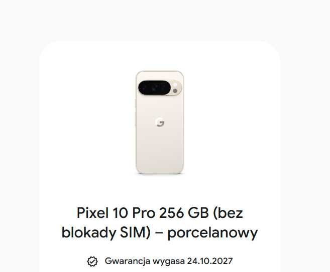 Google Pixel 10 Pro 256gb Porcelain Warszawa Bemowo • OLX.pl