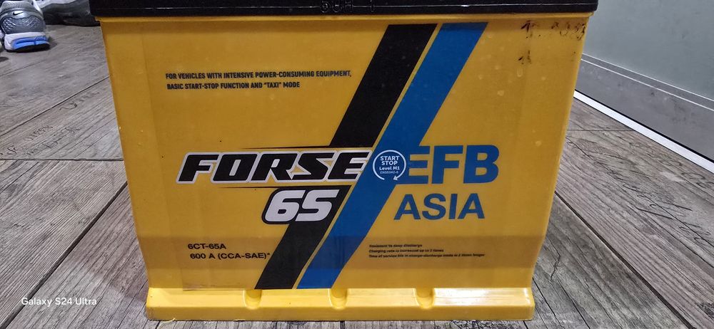Аккумулятор Forse 65Ah EFB ASIA (600A) под Старт-Стоп, 12.2023 г.