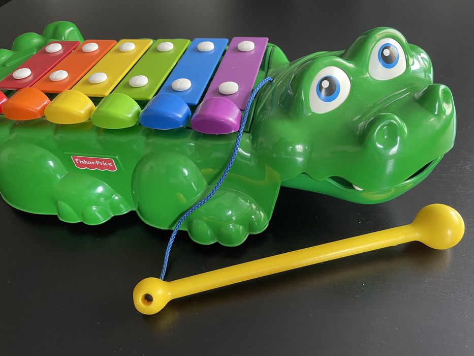 Brinquedo Xilofone Crocodilo Fisher Price