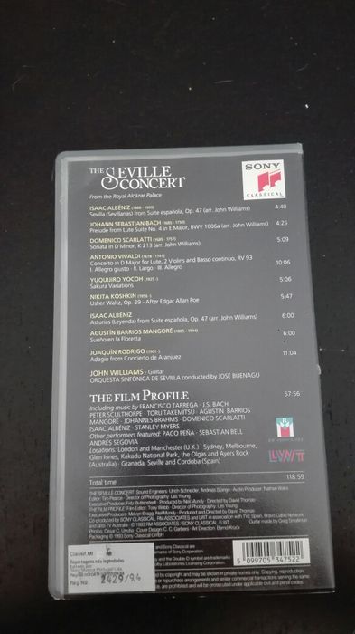 John Williams - Concerto de Sevilla VHS