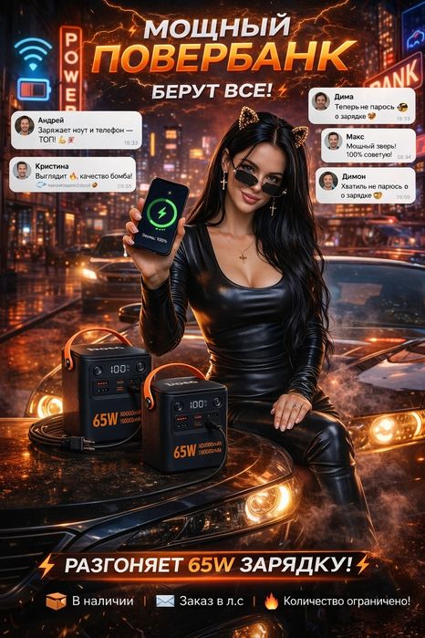 HOCO 65 w original 80000 Power Bank