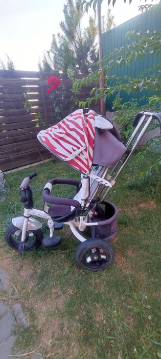 Дитячий триколісний велосипед-коляска Mini Trike