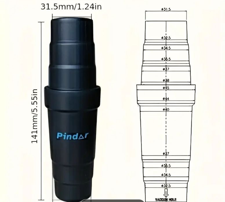 Переходник для пылесоса и инструментов.