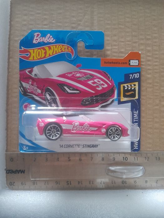 14 corvette stingray barbie hot wheels