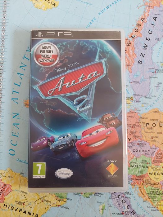 Gra sony psp Disney pixar auta 2 cars PL