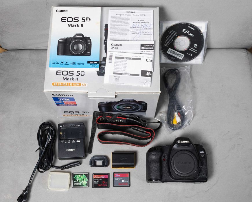 Canon 5D Mark 2 II + akcesoria