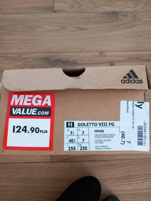 Korki Adidas Goletto VIII FG zamszowe r. 40 2/3 (40.7)