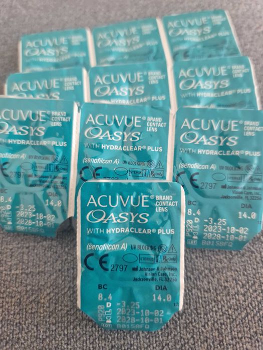Soczewki Acuvue Oasys BC 8.4 6 szt. -3.25 dpt