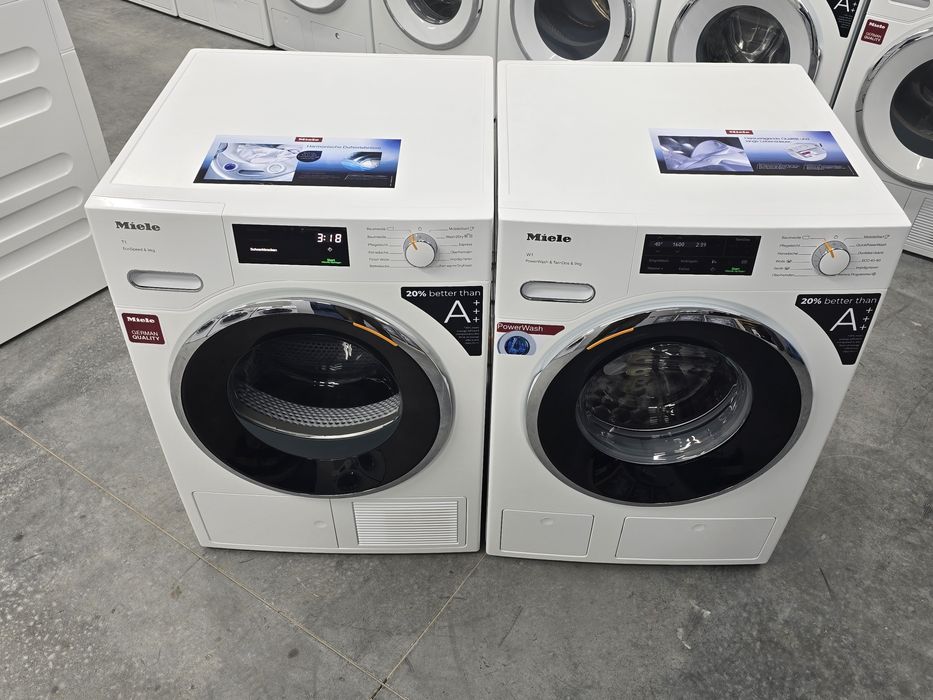 Як новий топовий комплект пралка Miele WWI860 та сушильна машина  2024