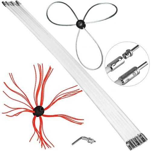 Р17 Роторний набір для чищення димоходу 5м Гнучкі ручки та щітка