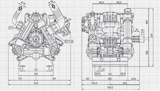 pompa do opryskiwacza Udor Zeta 140 1C