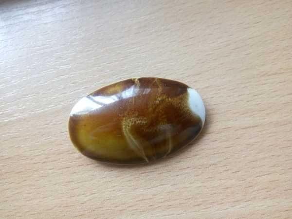 Брошь керамическая винтажная времен ссср.