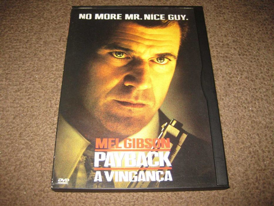 DVD "Payback- A Vingança" com Mel Gibson/Snapper