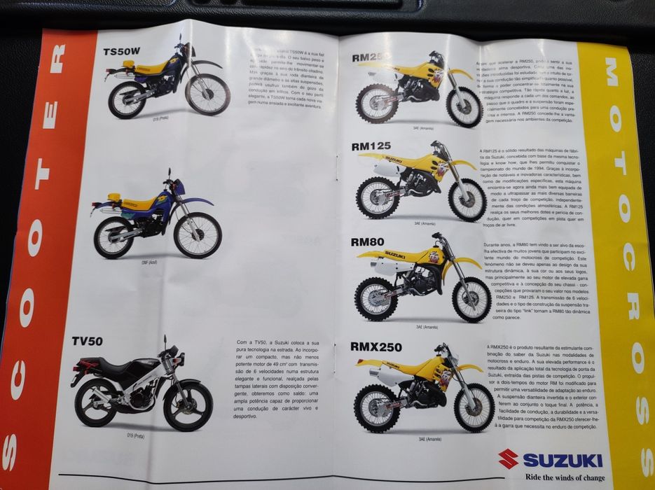 Catálogo Suzuki Motos 1995
