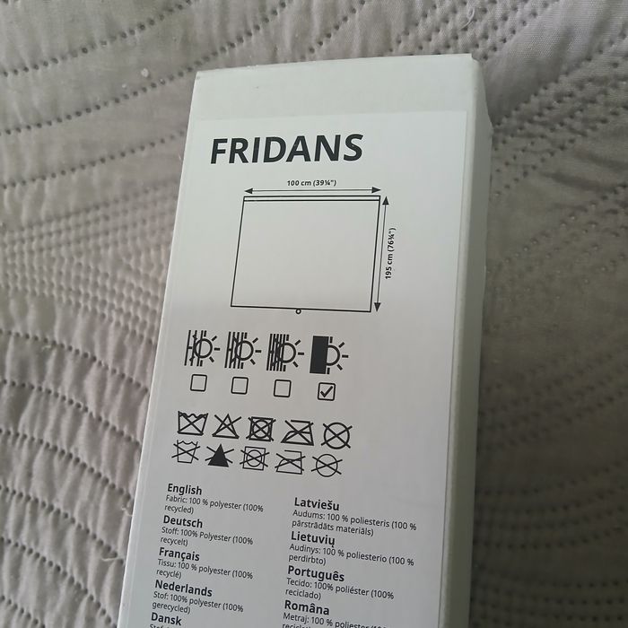 Fridans roleta ikea 100x195 zaciemniająca