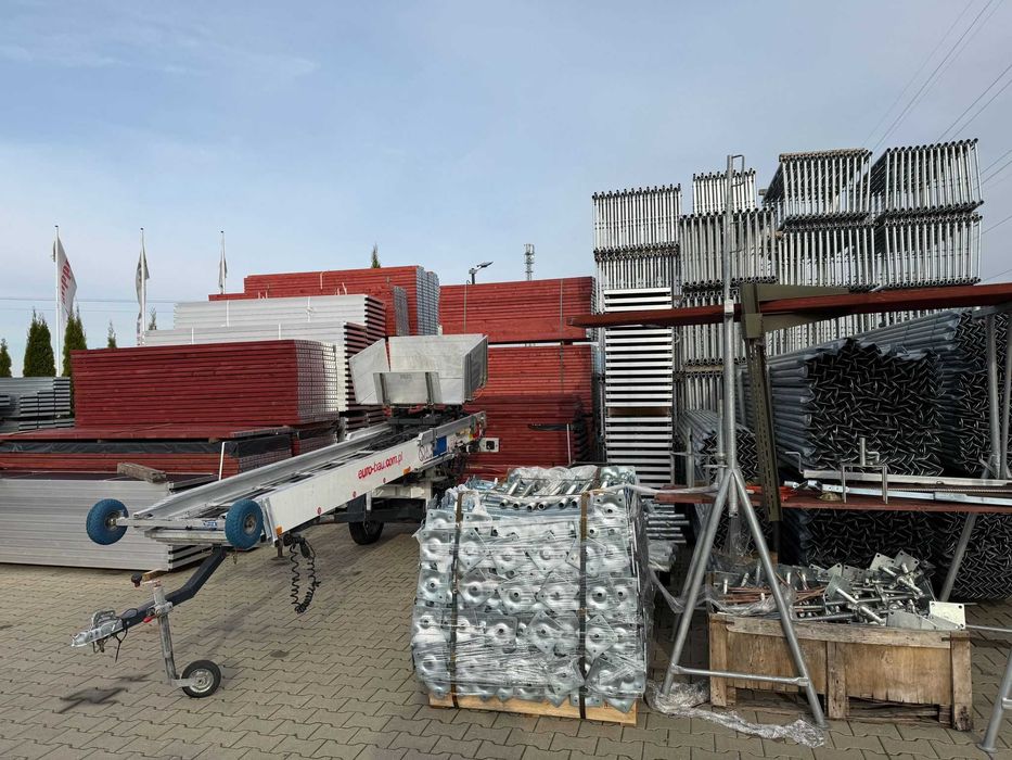 Wynajem rusztowania rusztowanie elewacyjne fasadowe Plettac wypożycz