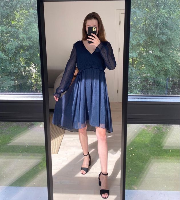 Sukienka granatowa roz 38