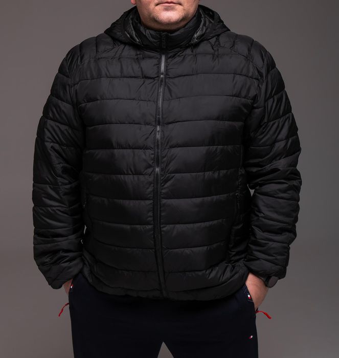 БАТАЛ мужская куртка на зиму большие размеры 64 - 72 р чёрная