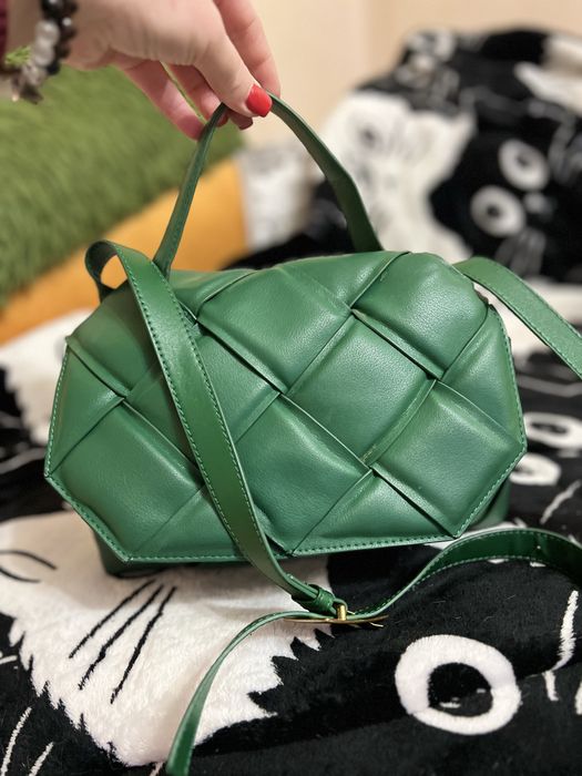 Сумка крос-боді під Bottega Venetta, шкіра, фабрична Італія