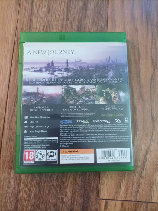 Gra Metro EXODUS na xdox one