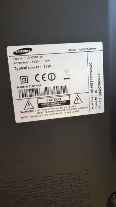 TV  Samsung. 40 Polegadas