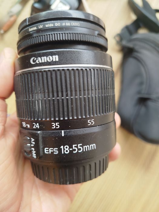 Canon 1100d + 18-55mm + memory card + camera bag64750549718017123