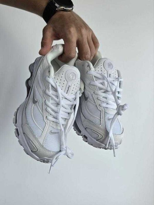 (БЕЗ ПЕРЕДОПЛАТИ) Nike Shox Ride 2 SP × Supreme White найк шокс райд 2 супрім білі