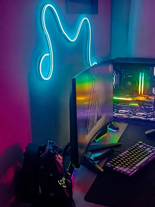 Periféricos setup gamer - conjunto completo setup