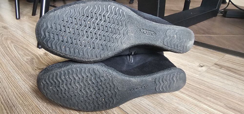 Geox damskie botki ocieplane na koturnie rozmiar 38 wkładka 24cm