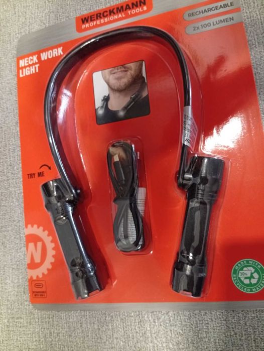 Latarka czołowa Werckmann Neck Work Light, oryginalne opakowanie