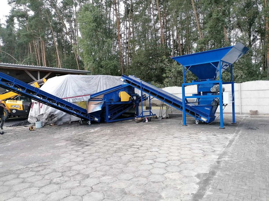 Przesiewacz wibracyjny PWK 1230-2 do żwiru, węgla, ziemi, recyklingu.