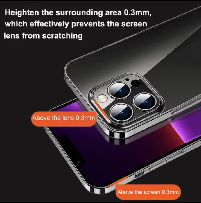 Capa transparente para iPhone 15 Pro Max