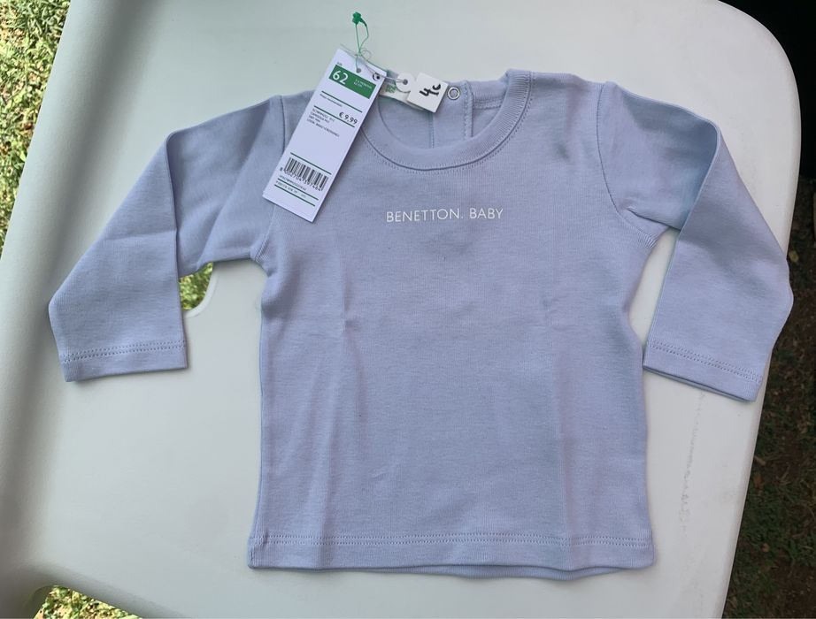 T-shirt manga comprida Benetton