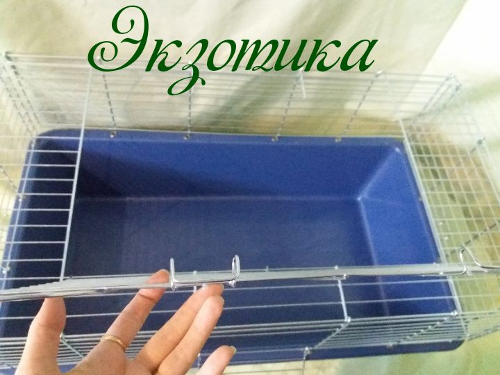 Клетка для животных Кролик Гранд 90 см, оцинкованная