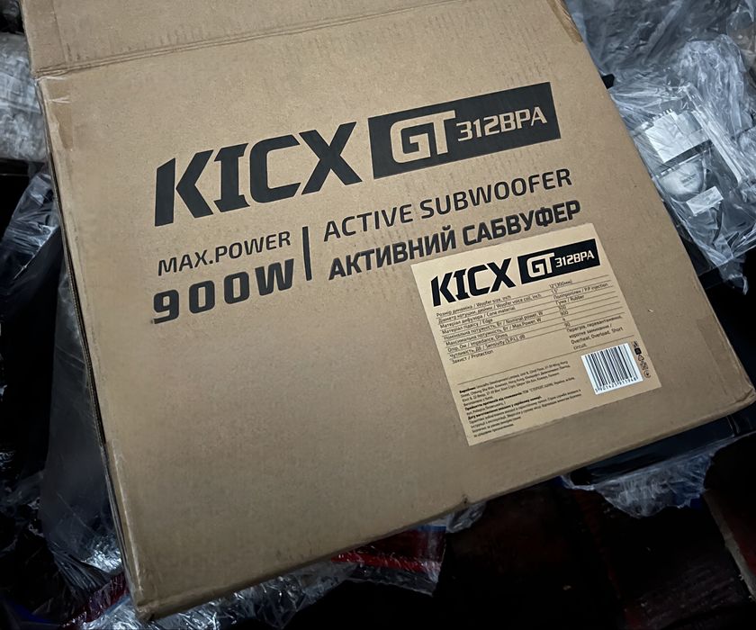 Активний сабвуфер Kicx GT 312BPA