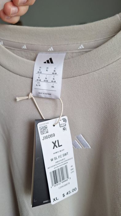 Світшот фліс xl adidas жіноча Оригінал!