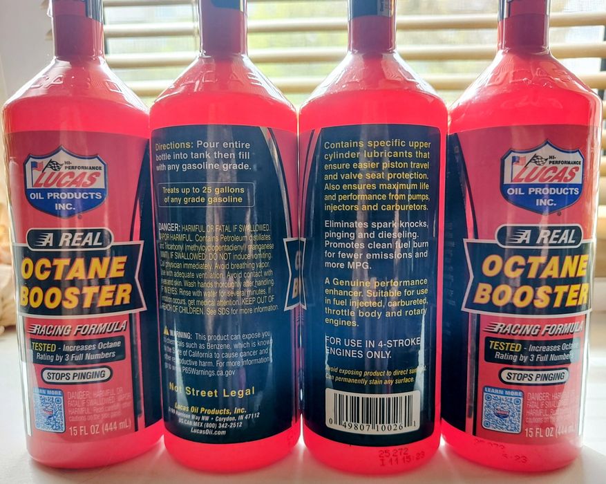 Американська добавка у бензин — "Lucas Octane booster"