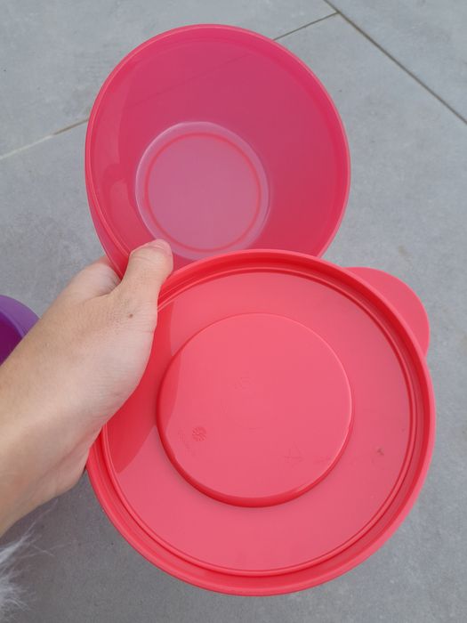 3 tijelas empilháveis tupperware