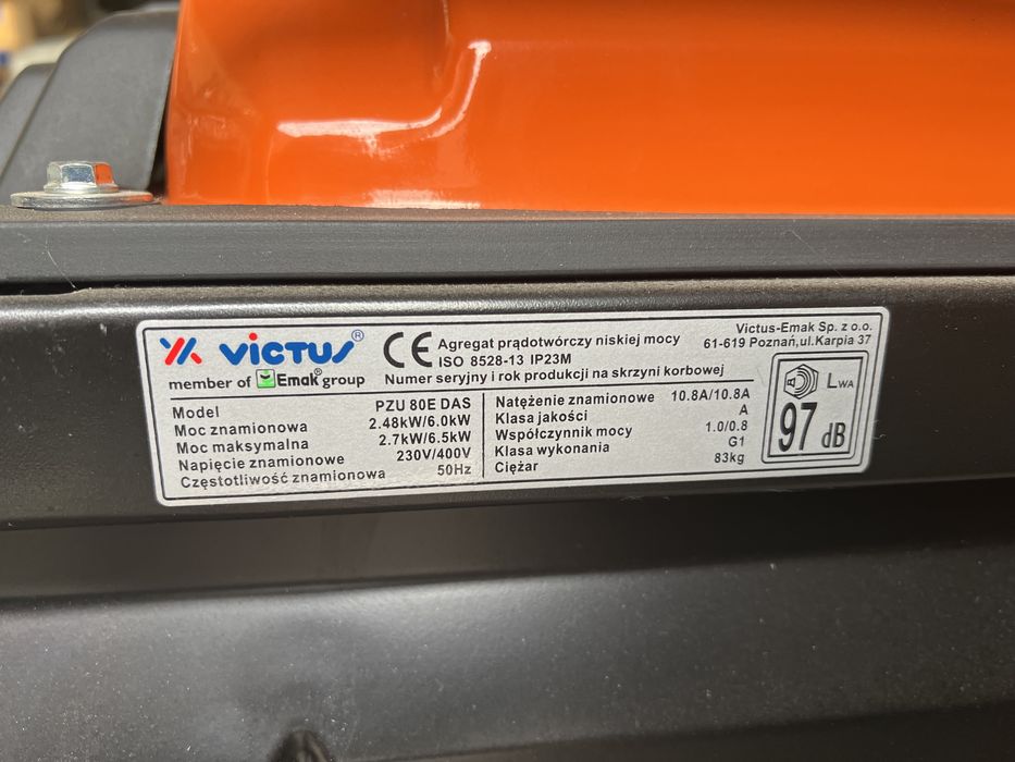 OleoMacLine 6.5кв. Бензо генератор. Електрогенератор.На мідній обмотці