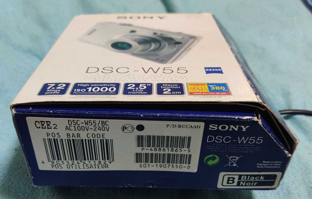 Фотоапарат SONY DSC W55 мильниця раритер