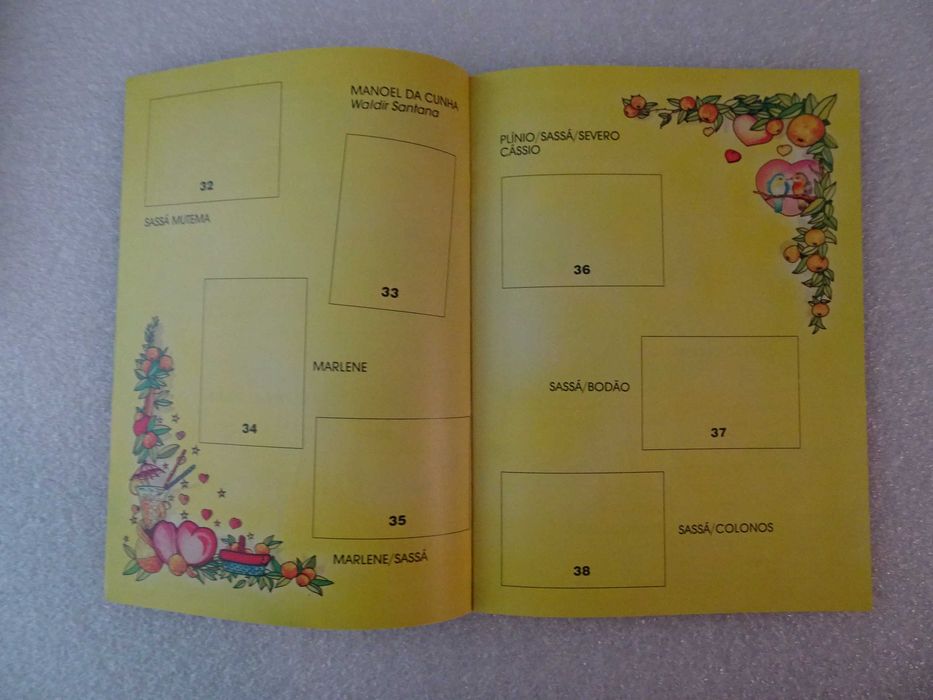 Caderneta de cromos vazia O Salvador da Pátria
