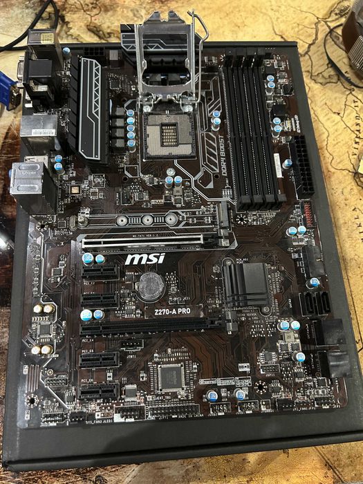 Мат плата MSI Z270-A Pro 1151 DDR4 до 128Гб Intel Sky lake Kaby lak