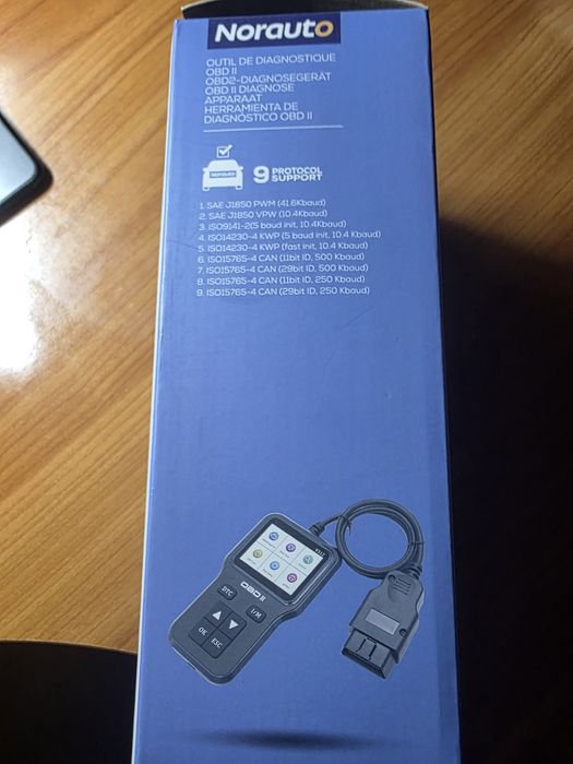 Leitor ObdII com ecrã